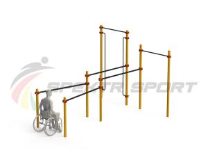 Купить Спортивный комплекс для инвалидов-колясочников WRK-D19_76mm в Арзамасе 