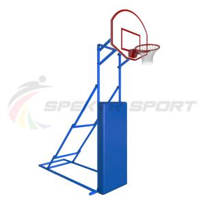 Купить Стойка стритбольная складная с фанерным щитом, кольцом, сеткой и защитой Street в Арзамасе 