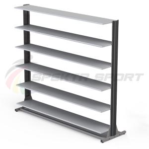 Купить Стеллаж для горных и беговых ботинок (24\40 пар) односторонний мобильный в Арзамасе 